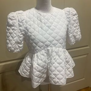 En Saison Quilted Blouse Small